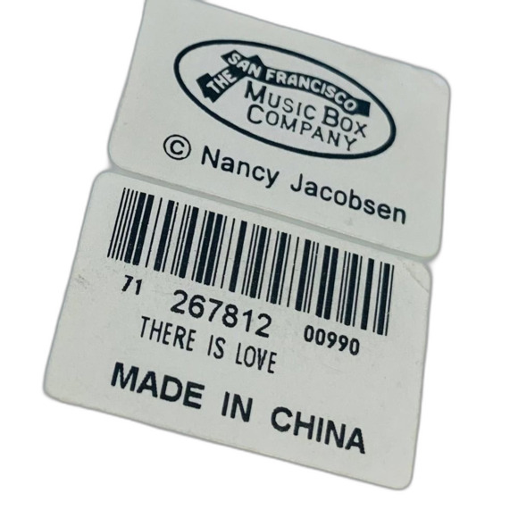 The San Francisco Music Box Co- Musical Jewelry Box, White - Picture 7 of 8